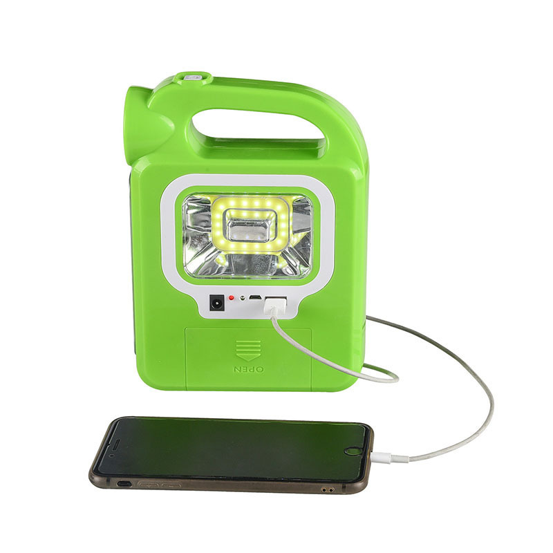 Outdoor solar camping led light, portable large-capacity power bank, COB three-source working lighting lamp Specification image