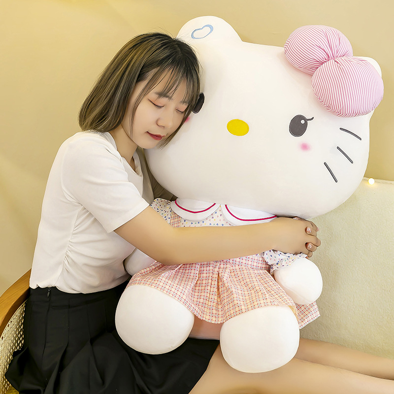 New hellokitty plush toy, creative Hello Kitty doll, Children's Day doll, birthday gift for girls Specification image