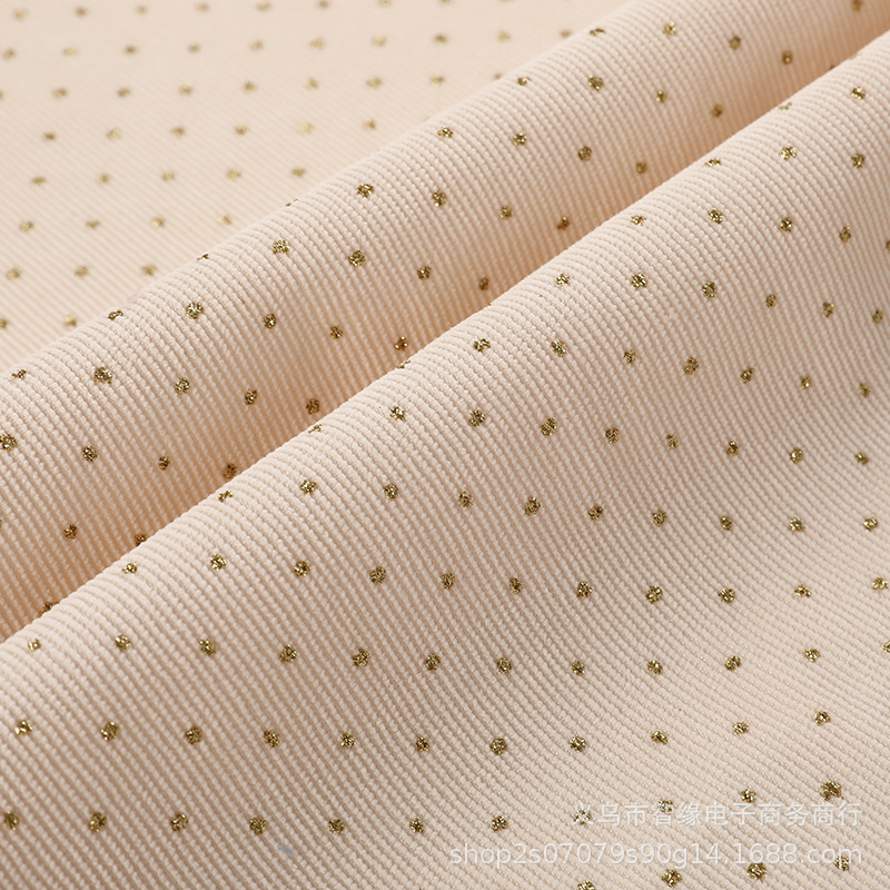 16-strand corduroy, embossed with gold webbed, lace, bow, accessory fabric for bags, polyester, cross-border export version Item Picture