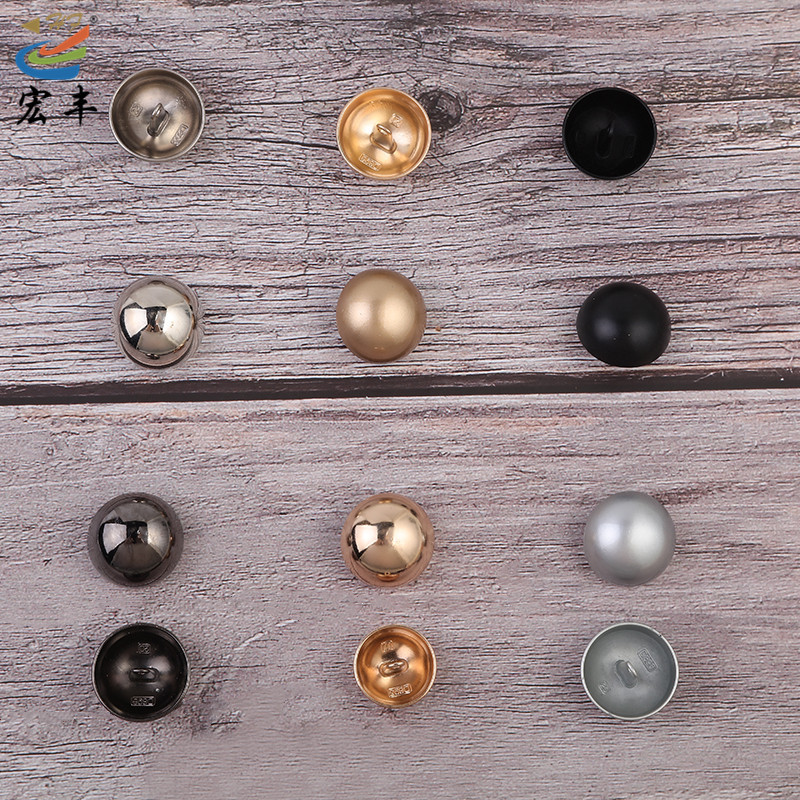 [fabricante en stock] seta metal abrigo abrigo abrigo abrigo de viento botones redondos semicirculares hebillas decorativas muchos modelos disponibles en stock Specification image