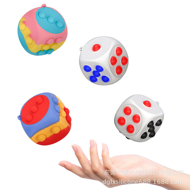 New Rat Killer Pioneer 3-color segmented dice pressure relief balls for children, direct supply from the manufacturer. Pressure pinch balls Item Picture