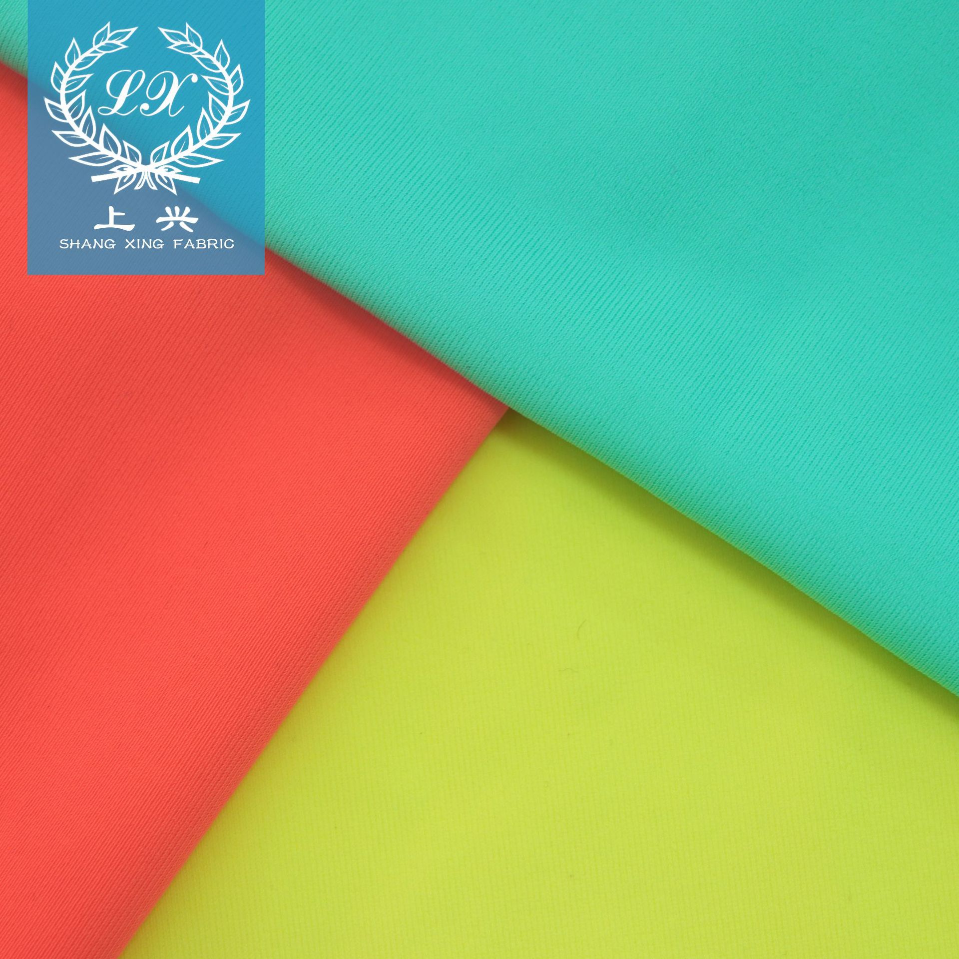 比基尼锦氨莱卡泳衣布料180g锦氨四面弹平纹泳衣弹力布细节图