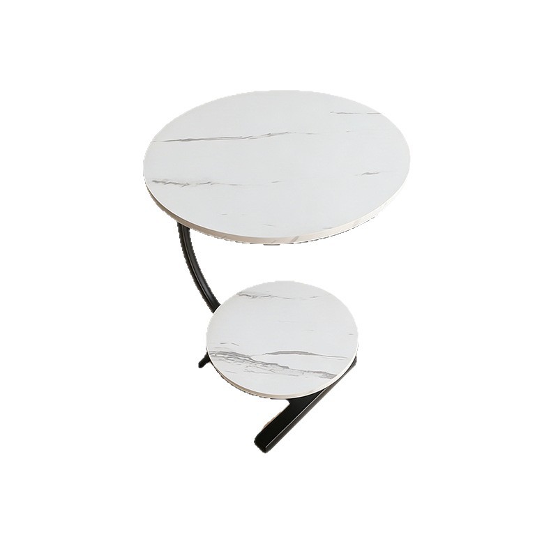 Sala de estar casa balcón pequeña mesa de té moderna y minimalista pequeña mesa redonda lateral del sofá pequeña mesa de té creativa influencer casual Item Picture