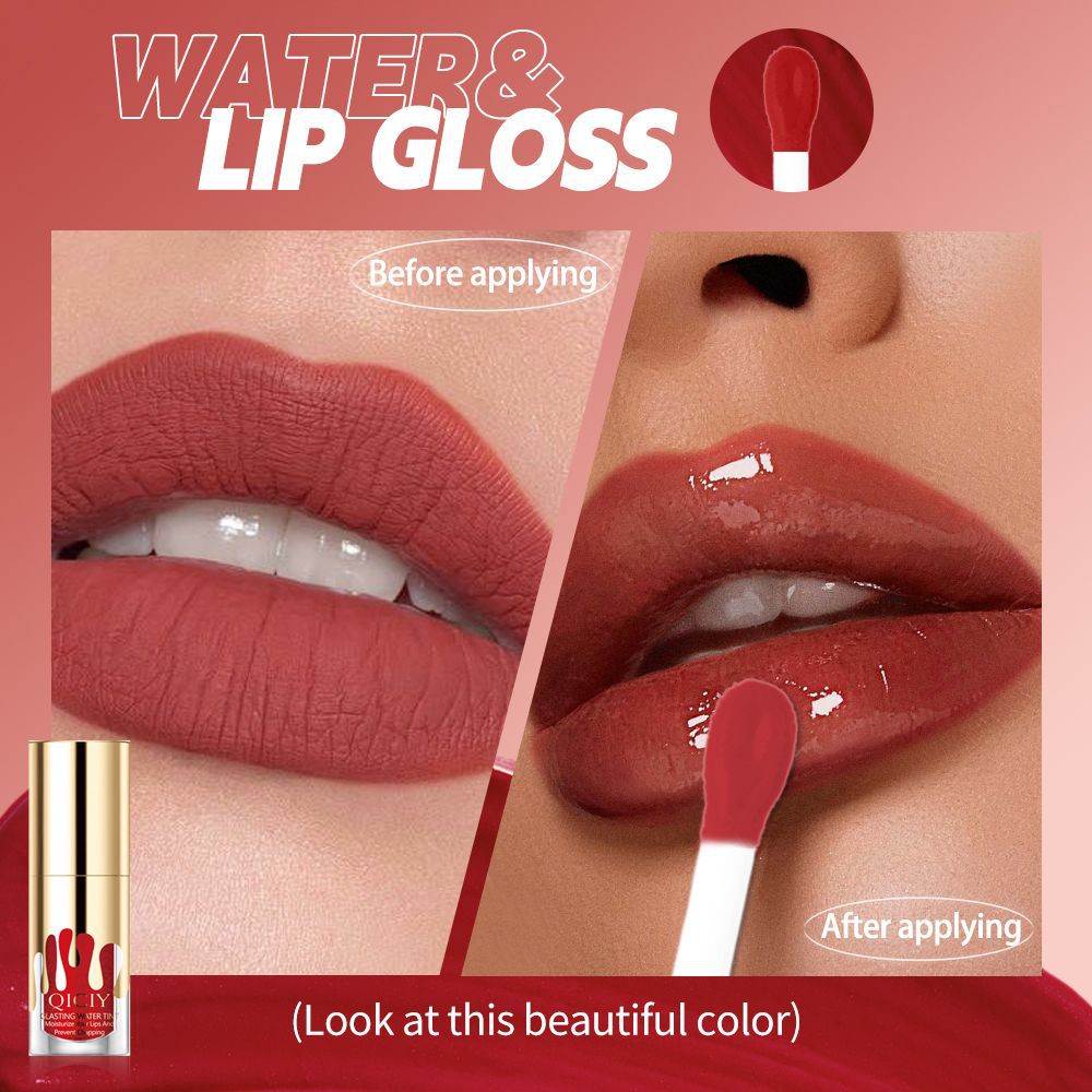 Cross-border exclusive QICIY 6-color lip gloss, with a hydrating and clear texture, light and non-sticky, fair and tender, elegant lip gloss wholesale Application Scenario