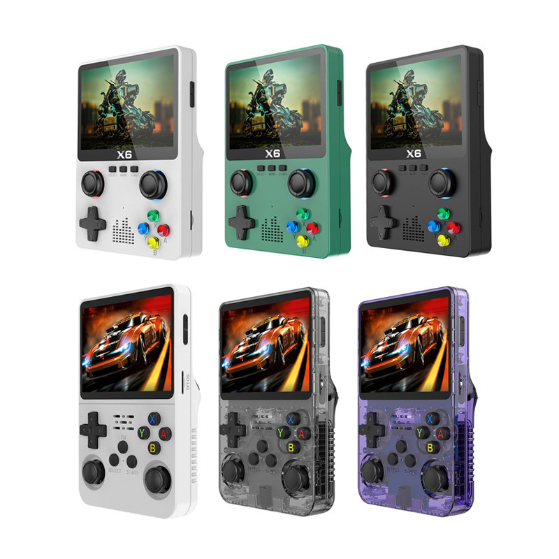 The new r36s open-source handheld game console is a portable 3d dual-system high-definition PSP dual-joystick handheld device for cross-border use details Picture