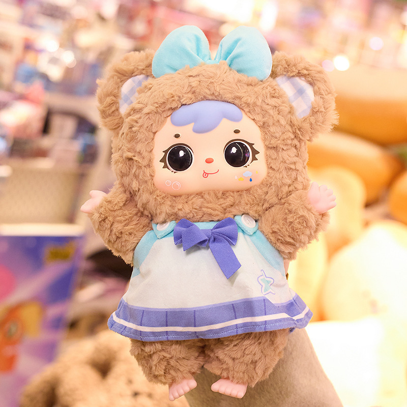 Sanxiaomao 400-piece second-generation bear and rabbit plush Blind box, cute and trendy plush blind box wholesale Application Scenario