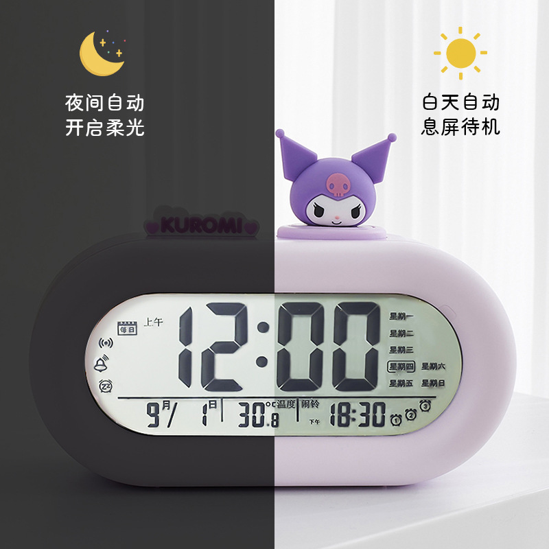 A batch of genuine Sanrio electronic alarm clocks, a special wake-up tool for junior and senior high school students' dormitories during the back-to-school season Application Scenario