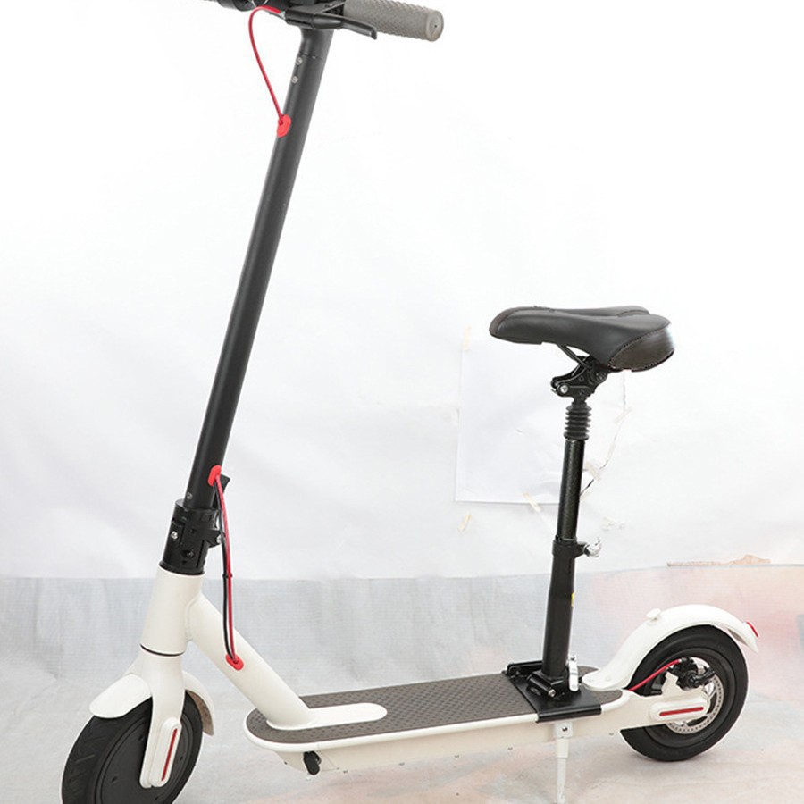 跨境双重减震鞍座零配件通用款快速折叠免打孔小米电动滑板车座椅产品图