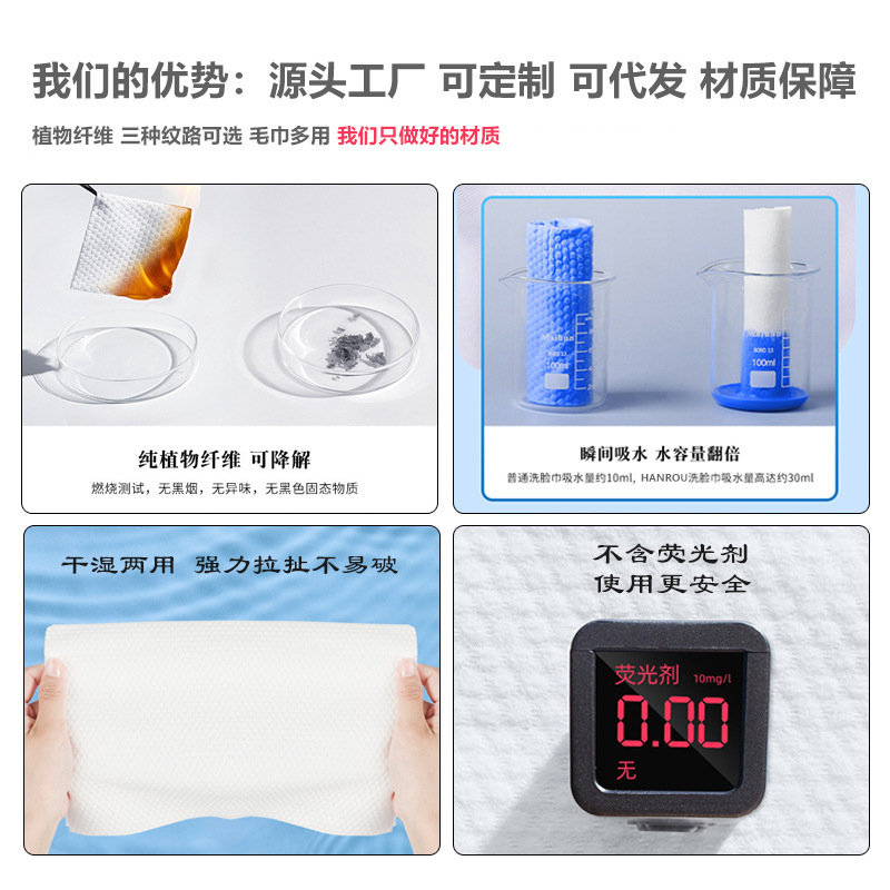 跨境定制棉柔洗脸巾加大加厚新生婴儿EF巾干湿两用洁面母婴擦脸详情图4