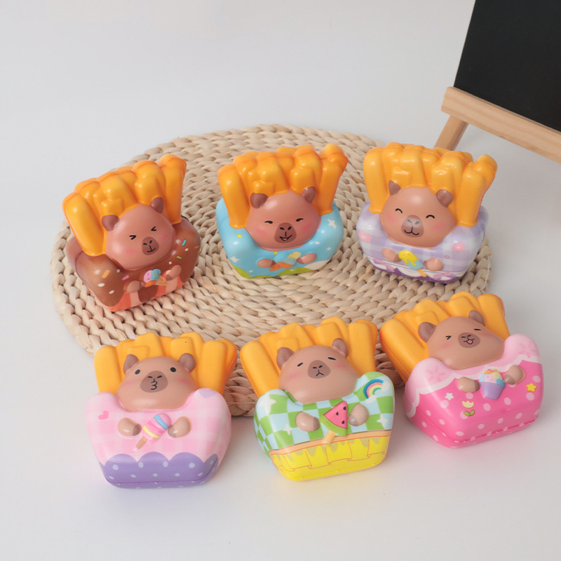 Simulation pinching fun toys for stress relief, soft and slow rebound, dessert ice cream, stress-relieving, hand pinching, and emotional release details Picture