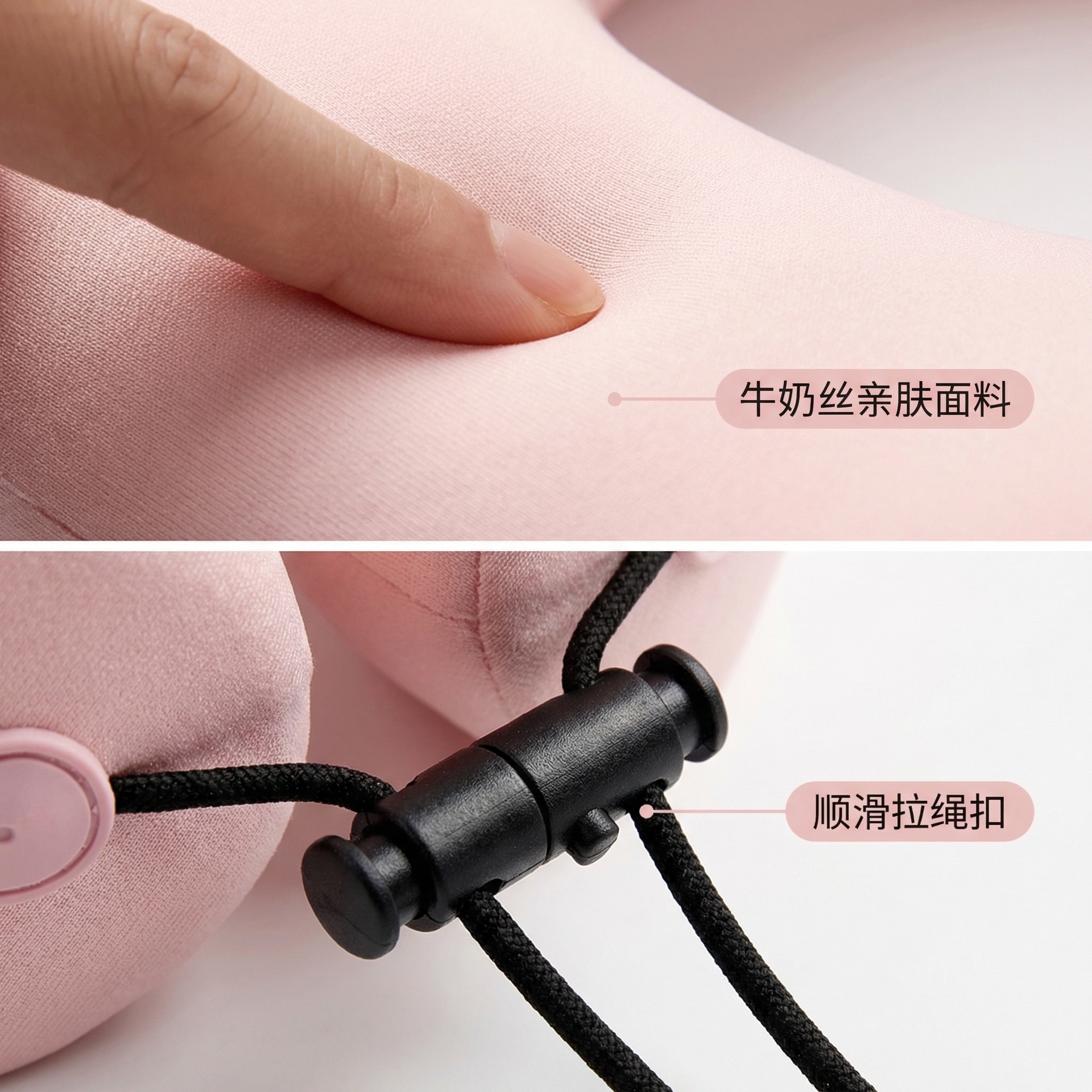 跨境u型枕记忆棉旅行枕驼峰头枕可收纳u型护颈枕u形枕 Specification image