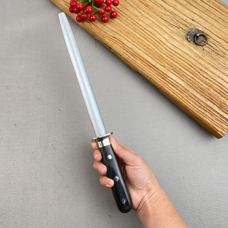 现货跨境新款磨刀棒厨房小工具手持高硬度家用磨刀棒快速磨刀器产品图