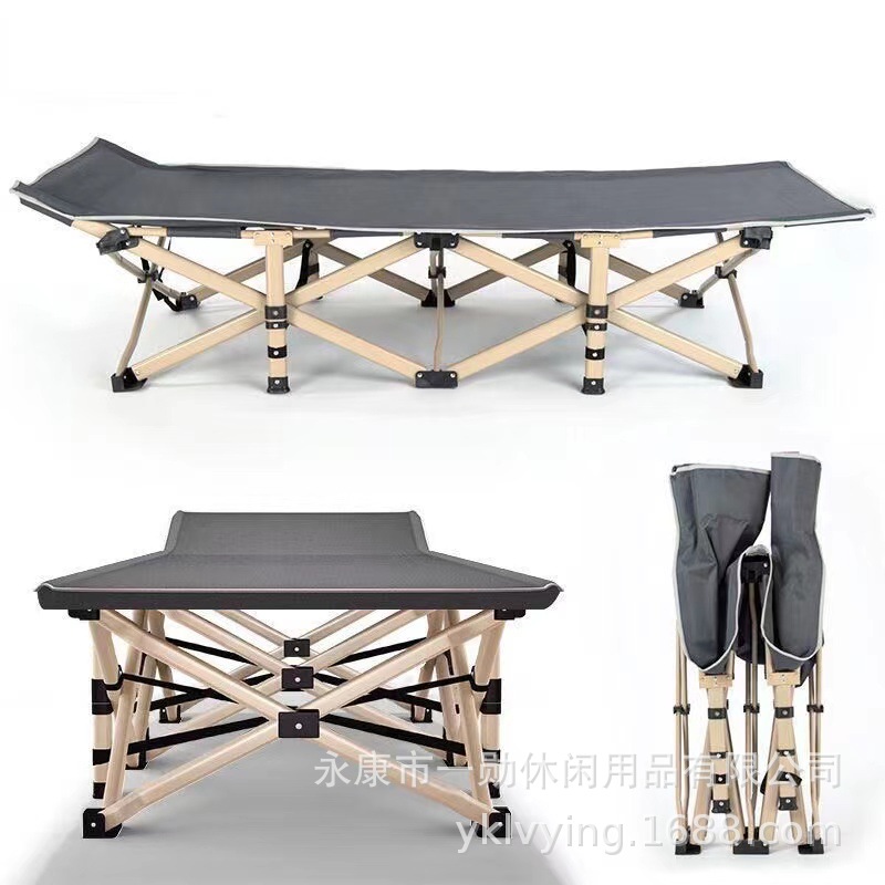 折疊床鐵架午休床辦公椅折叠床180cm