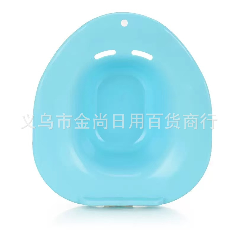 家用塑料坐浴盆免蹲马桶盆老人产妇冲洗屁股盆圆形方形坐浴盆细节图