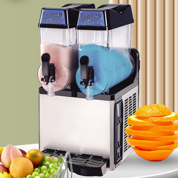 Snow slime machine, commercial beverage machine, double-cylinder and triple-cylinder snow melting machine, milk tea shop, self-service restaurant, ice cream, juice and cold drink machine
