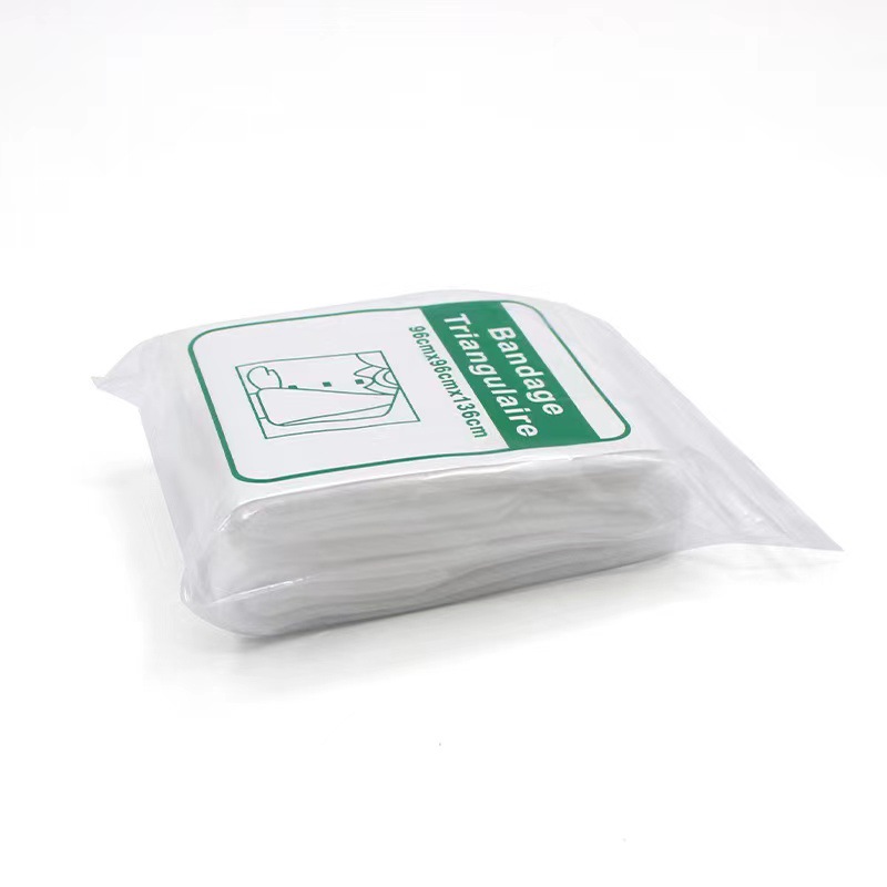 Non-woven fabric triangular bandage, triangular bandage 96*96*136cm, non-woven fabric first aid kit accessories Item Picture