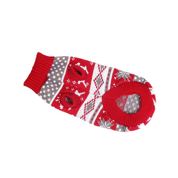 Knitted sweaters for pet cats and dogs, winter thickened pet clothing, warm winter clothes for cats and dogs Item Picture