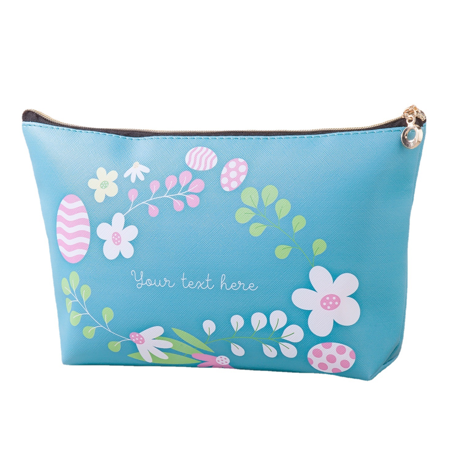 Cross-border portable large-capacity PU makeup bag, women's travel storage bag, waterproof clutch bag, size combination toiletry bag Item Picture