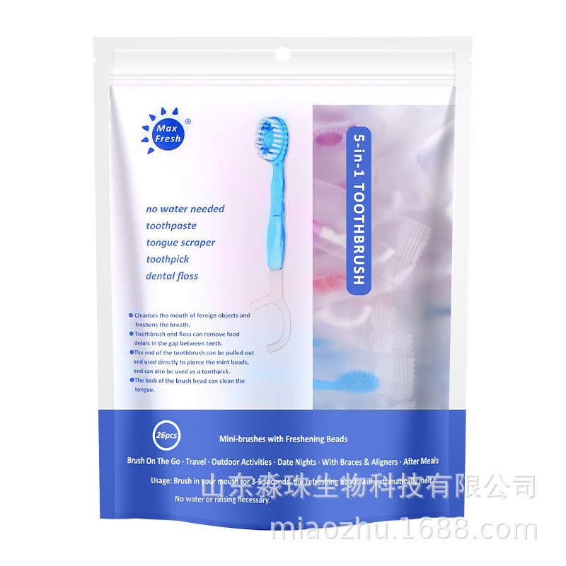 Three-sided children's toothbrush 2-yuan store, special toothbrush for Yiwu Department Store Item Picture