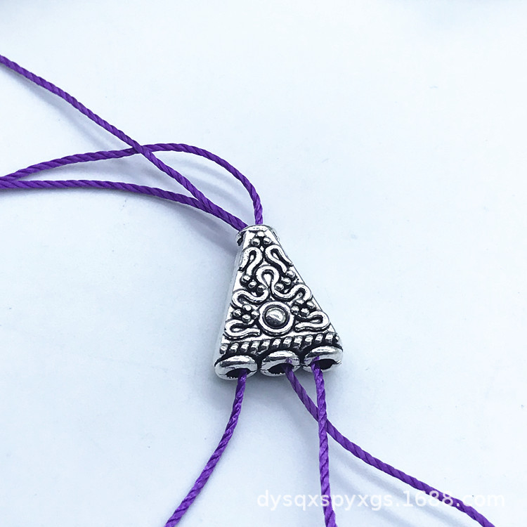 DIY alloy jewelry accessories, bracelet accessories, multi-hole beads factory direct sales. Colors can be customized Specification image