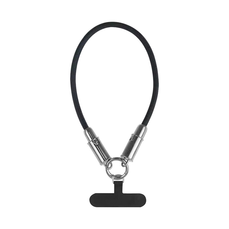 Cross-border neckband 2-in-1 charging cable PD60W multi-functional mobile phone TYPE-C interface braided lanyard data cable Item Picture