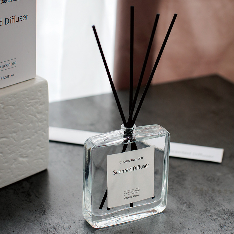 Hotel flameless rattan aromatherapy Home indoor bathroom Air freshener Lasting Fragrance Gift 100ml Specification image