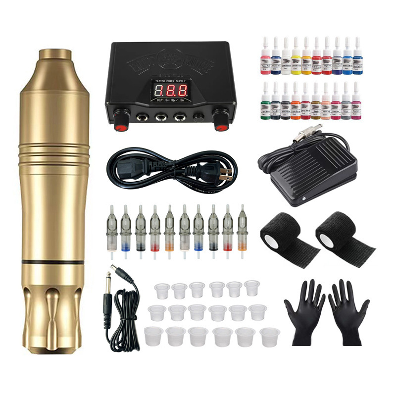 shanilak motor pen kit de tatuaje todo en uno cross border wholesale tattoo pen set conjunto completo de máquina de tatuaje cheyenne batería rocket Application Scenario