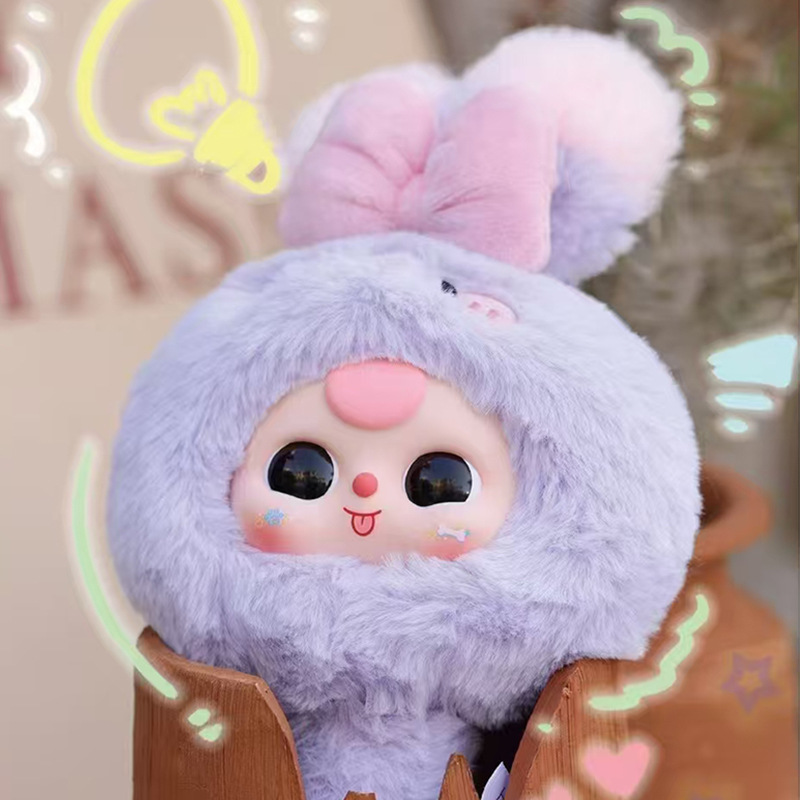 New three-year-old magic mirror, plush blind box, cute little rabbit, functional mirror, trendy toy, plush birthday gift Application Scenario