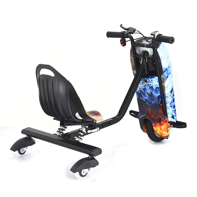 Factory direct supply of large children's drift bear scooters for rent in parks and squares. Wholesale of children's twist scooters in stock Application Scenario