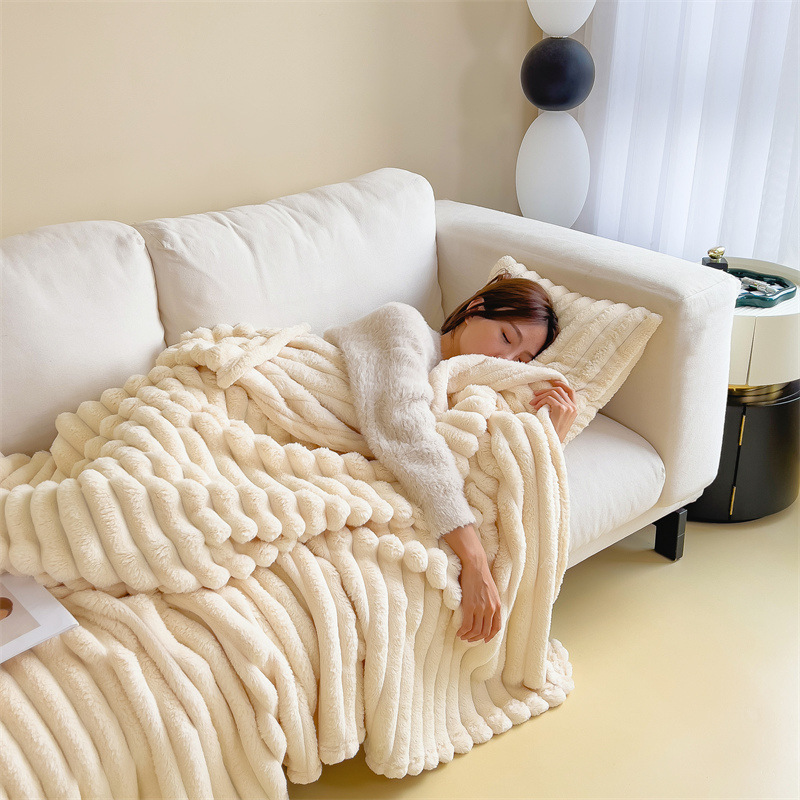 定做盖毯/blanket/毯子/牛奶绒毛毯/毛毯细节图
