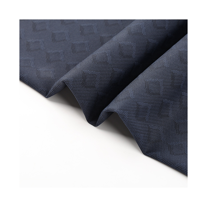 锦纶高弹针织男装面料纬编锦氨弹力运动服面料男装上衣T恤面料白底实物图