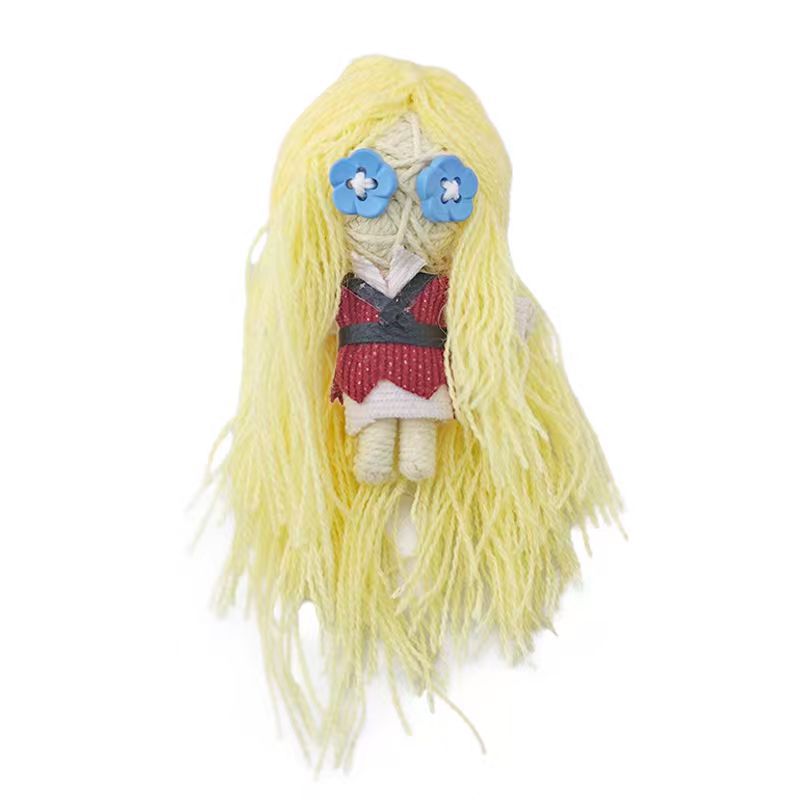Alien Original Fifth Series, handcrafted woolen voodoo doll gift keychain for Halloween Item Picture