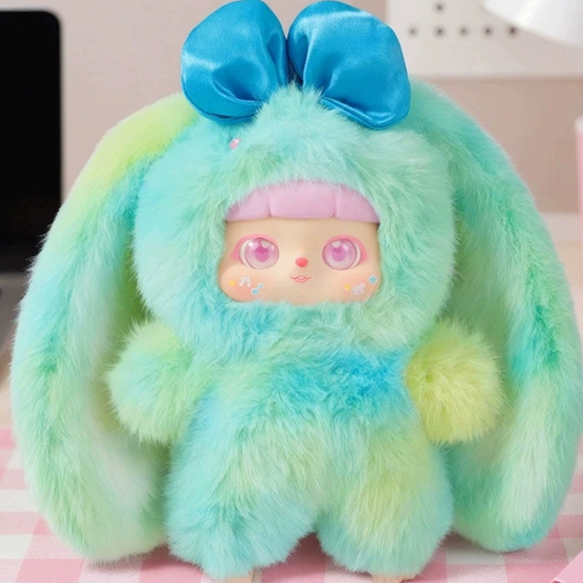 Here comes the official version of the "Three Little Hairs" brand's brand-new dreamy IP cat cub, KITTEN Magic Rabbit plush blind box Application Scenario