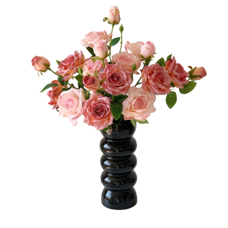 白桦树树叶/春天花园/微缩树桩古树/绿植仿真树/白桦树叶子白底实物图