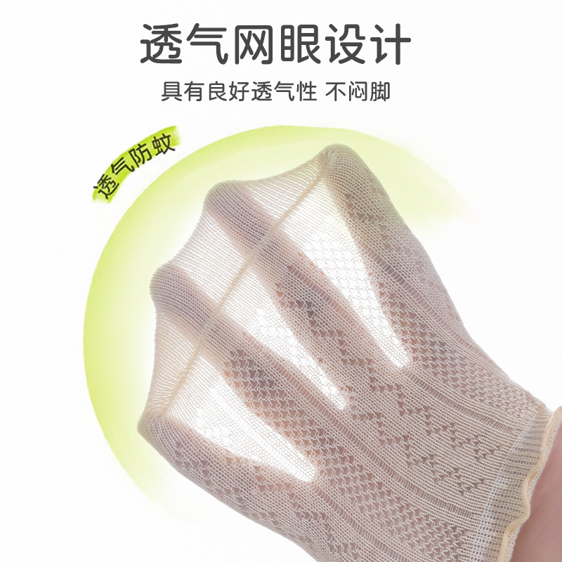 Spring/Summer 2025 baby socks, lace mesh mid-calf socks, thin breathable princess socks, 0-1 year old newborn baby socks Application Scenario