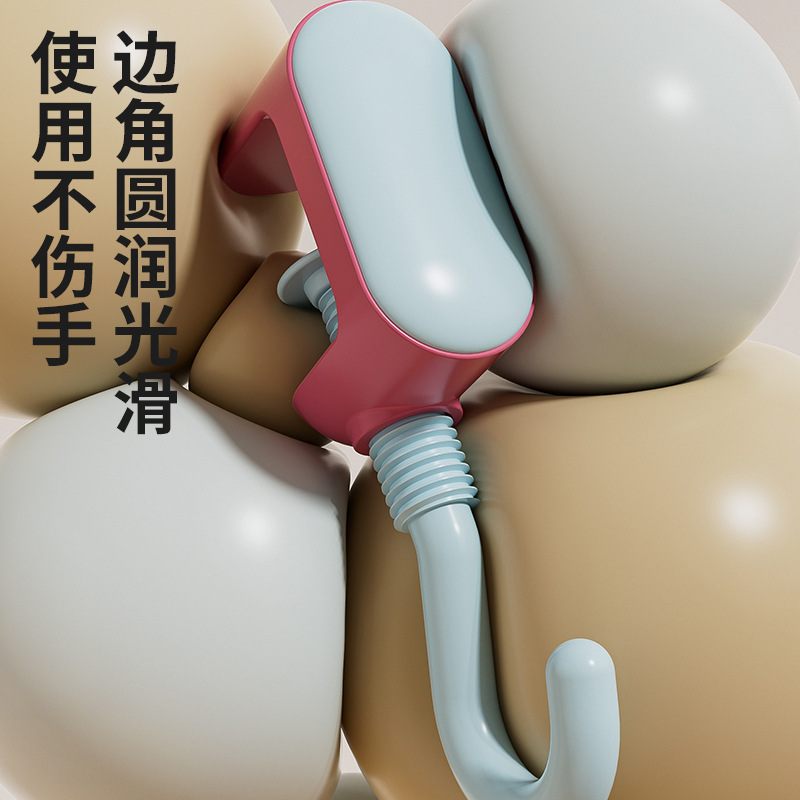 New school bag hook, student desk, edge, dormitory adjustable backpack hanging tool, powerful load-bearing desk hook Specification image