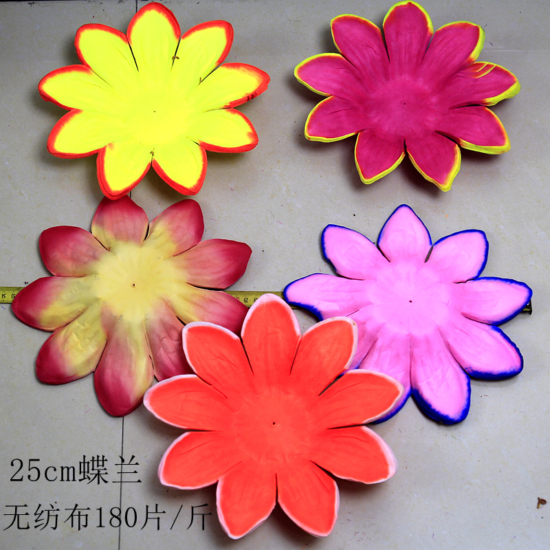 义乌清明节花片材料仿真菊花瓣管菊管菊仿真绢花人造康乃馨无纺布细节图