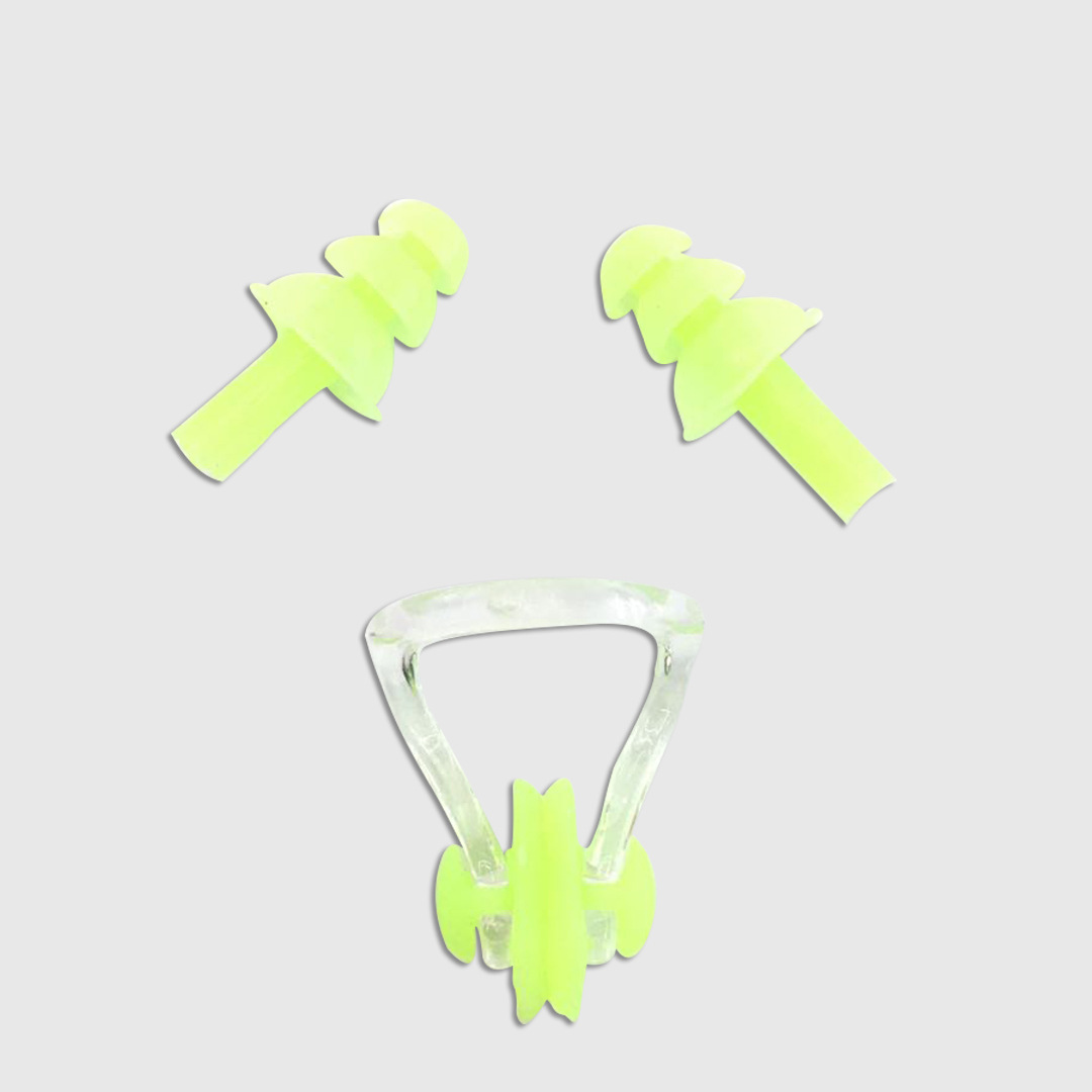 硅胶耳塞盒装鼻夹耳塞泳具套装游泳装备用品儿童成人防水耳塞鼻夹