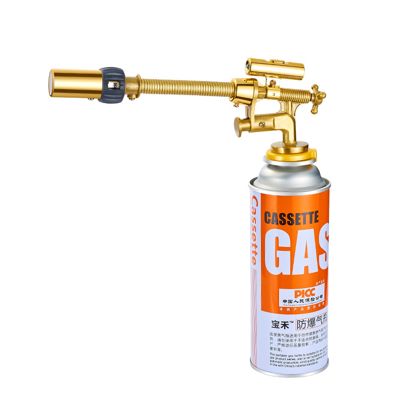 SF-2552 Card-type hose lighting spray gun, 360-degree rotating hose lighting, butane cooking and barbecue spray gun Item Picture
