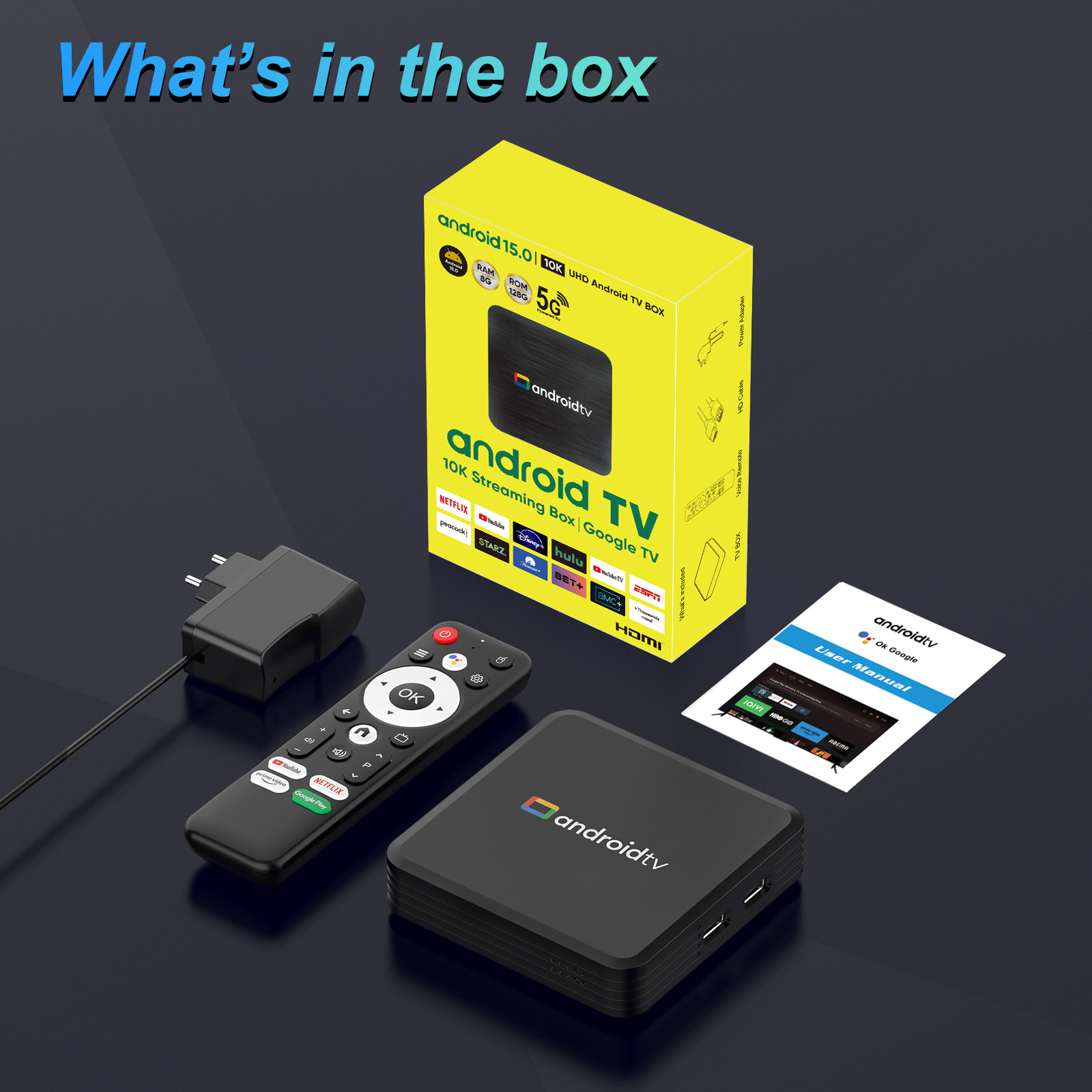 Nuevo set top box Q3 android red set top box s905L3 android 15.0 comercio exterior tv caja TVBOX