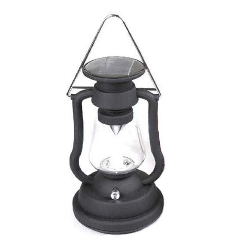 Wholesale hand-cranked rechargeable solar camping lamps, antique horse lanterns, outdoor tent lamps, portable camping lamps, retro horse lanterns Item Picture