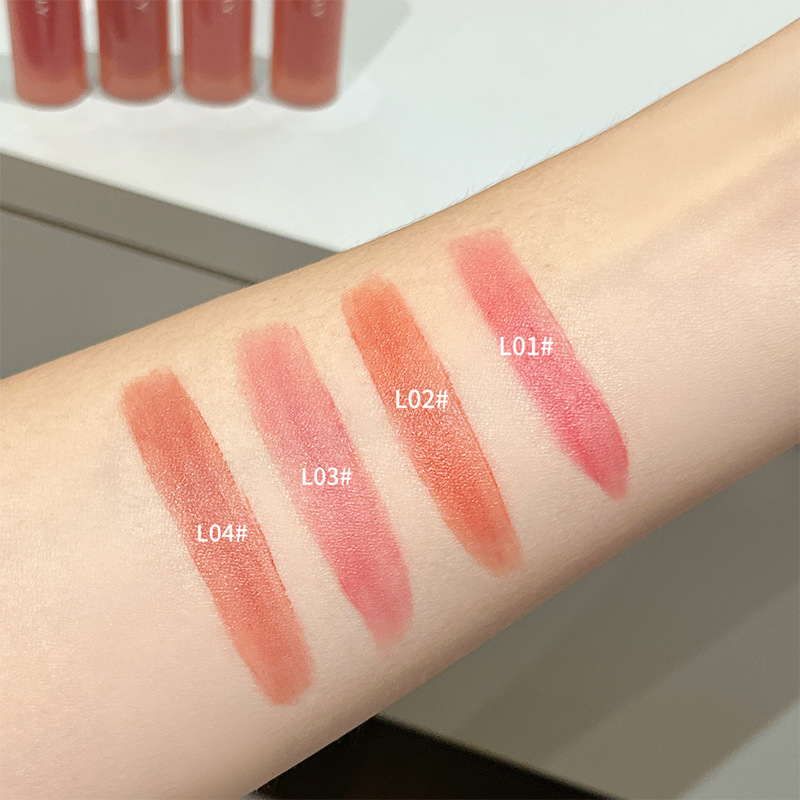 Mansili matte Comfortable Cloud Lip Gloss, with an air mist feel, is light, lively, elegant and sweet, marking the beginning of a girl's heart flutter Specification image