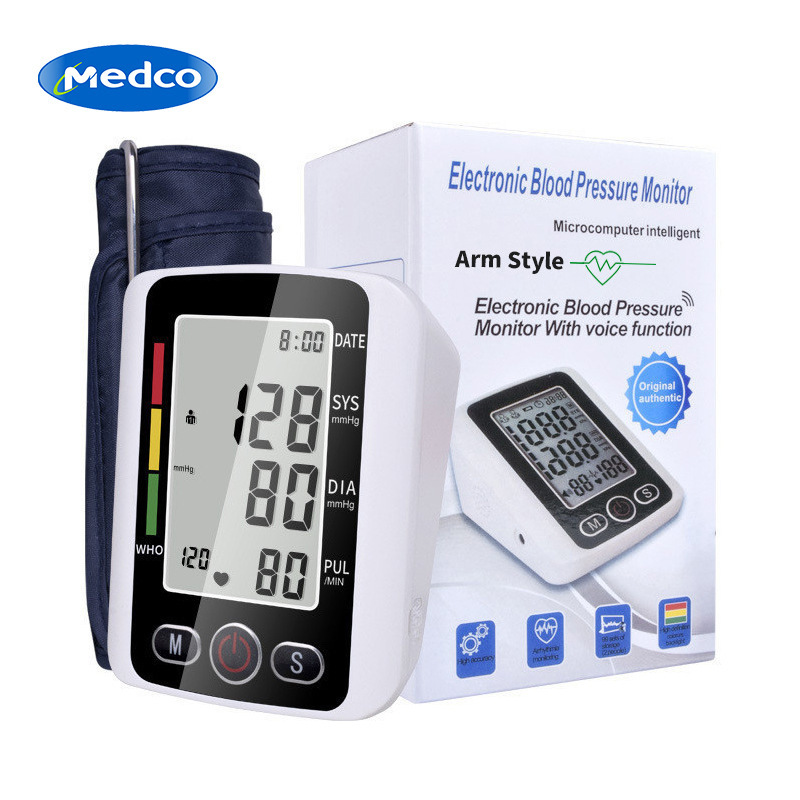 Cross-border exclusive electronic blood pressure monitor, home high-precision upper arm blood pressure monitor, fully automatic blood pressure measurement instrument