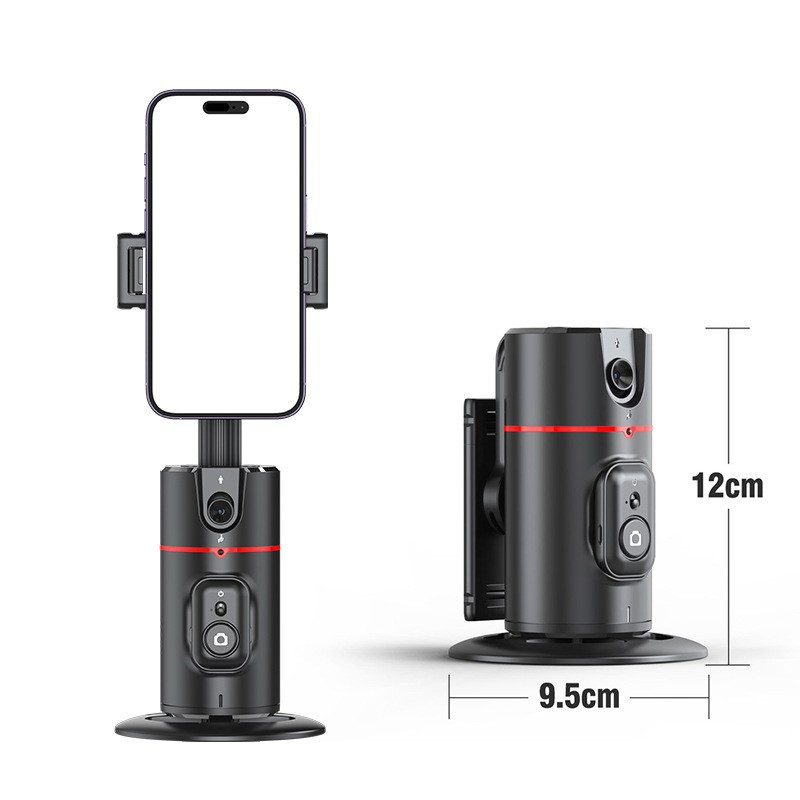 The new product P02 is an intelligent AI facial recognition mobile gimbal, a Douyin live streaming selfie tool with panoramic tracking and anti-shake features Item Picture