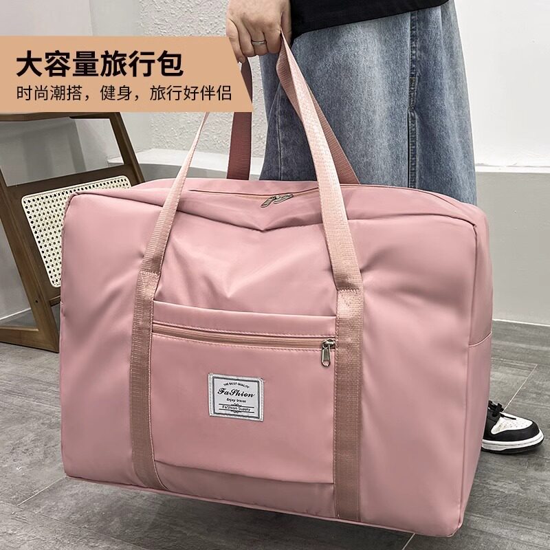 Wholesale of large capacity hand-held luggage bags, clothes and quilts, twill Oxford cloth finishing bags Specification image