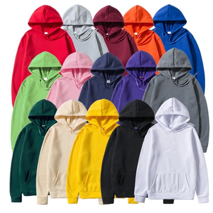 220g fabric European-sized factory direct supply for export men's and women's autumn and winter sports pullover hoodie, loose and large size plus full figure