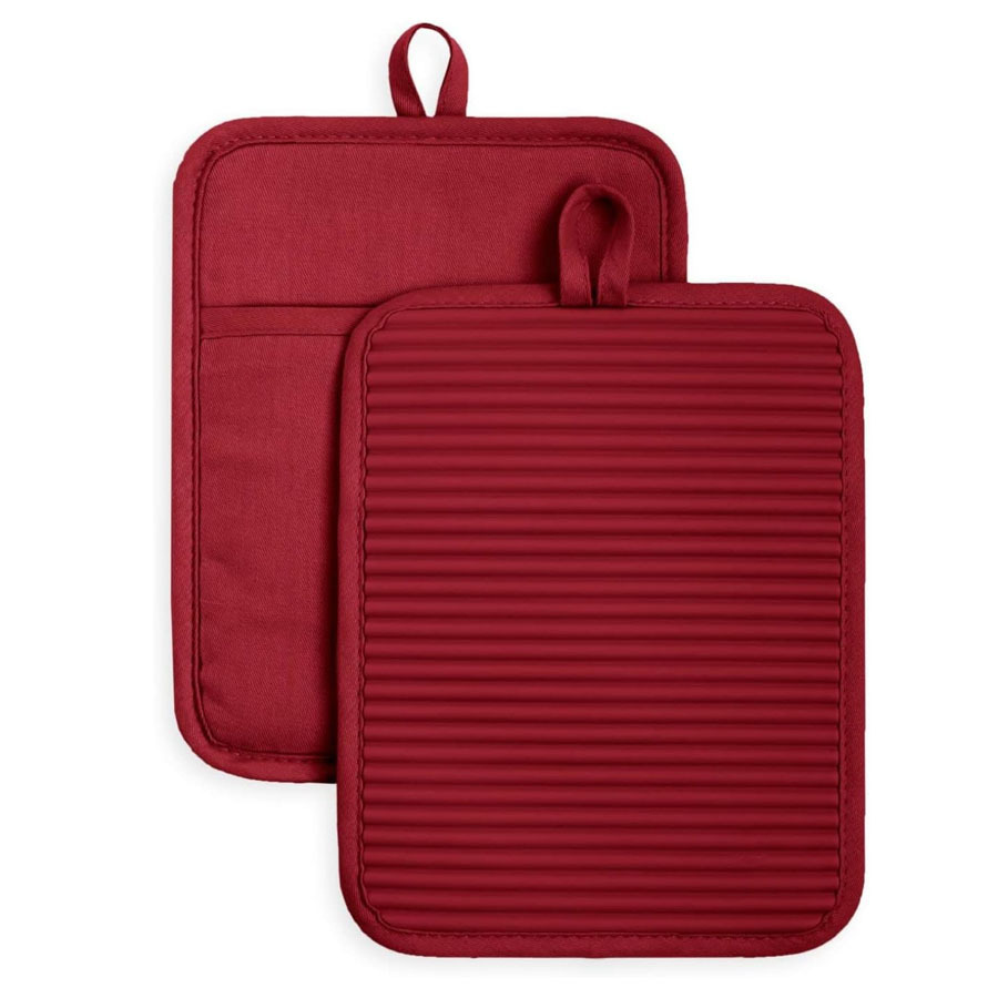 Solid-Color Table Heat Insulation Pad With Gloves, Pure Cotton Heat-Resistant Pad, Customizable Application Scenario