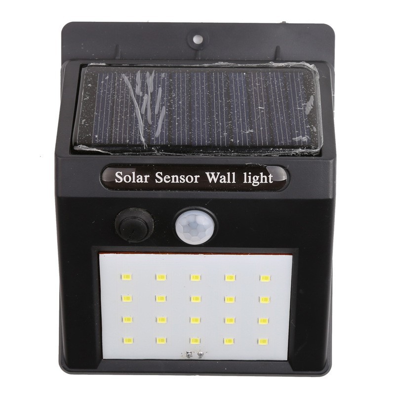 LED solar humano sensor de pared luz de calle solar rural al aire libre impermeable paisaje patio luz solar Specification image