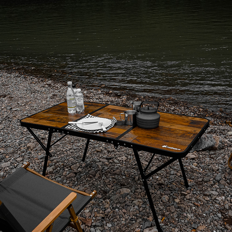 夏诺多吉户外野餐冷淡风暗系野餐桌自驾游烧烤便携建议折叠桌
