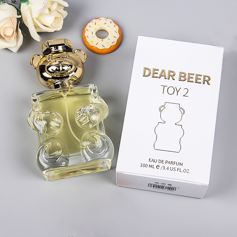 قارورة العطر تشبه الدب، 100ml مصممة بطريقة أنيقة لصنع قارورة جميلة details Picture